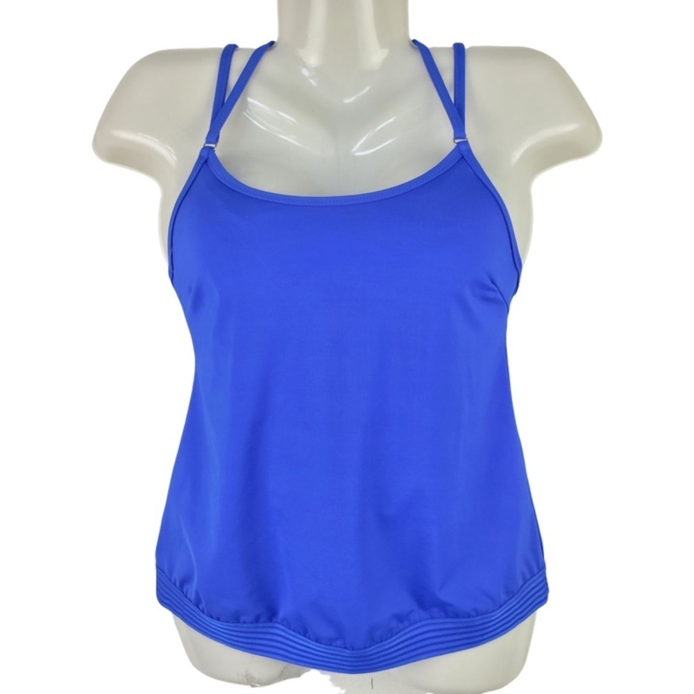 ✅ Athleta blue swim suit top tankini size 32 B/C